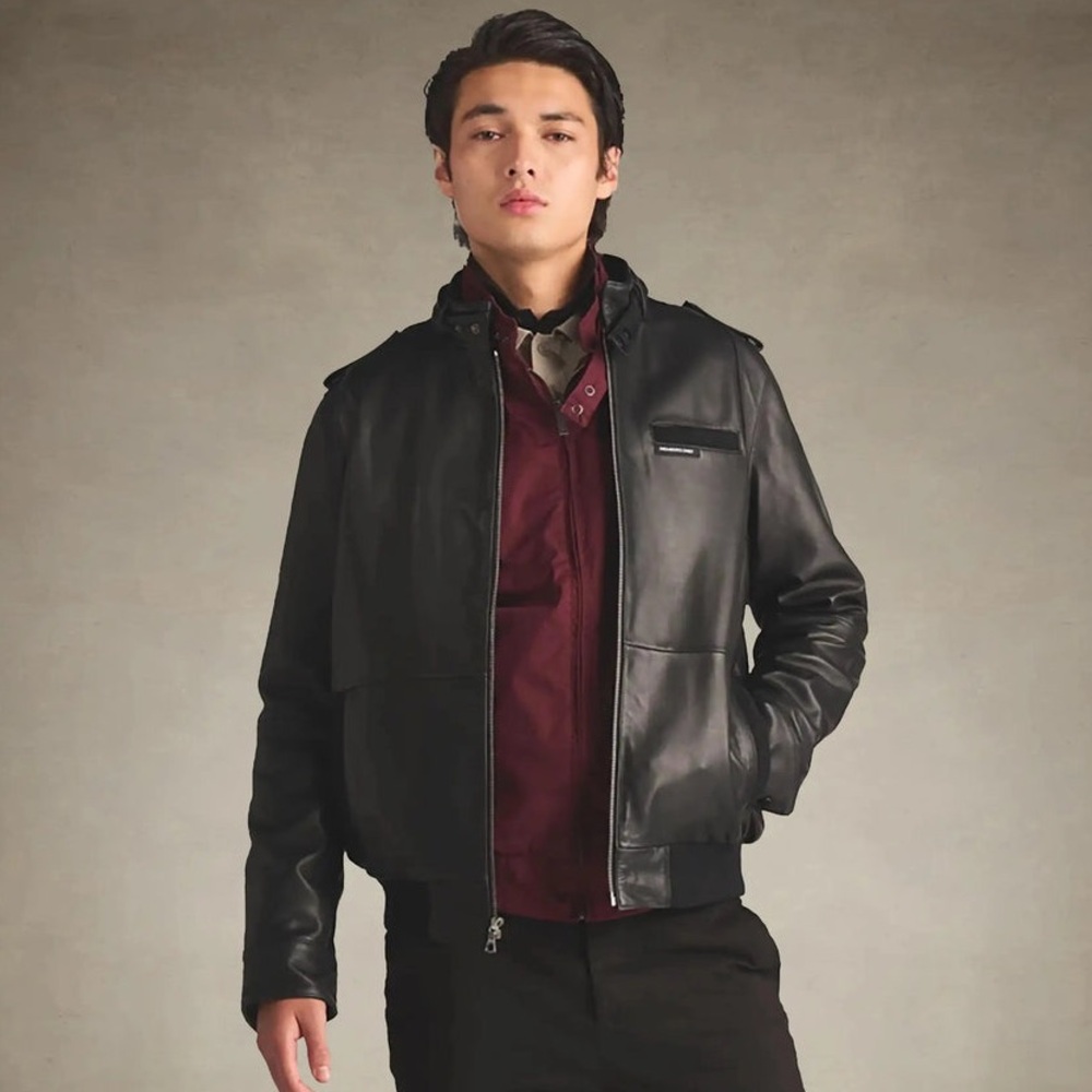 Vintage Members Only Leather Jacket
